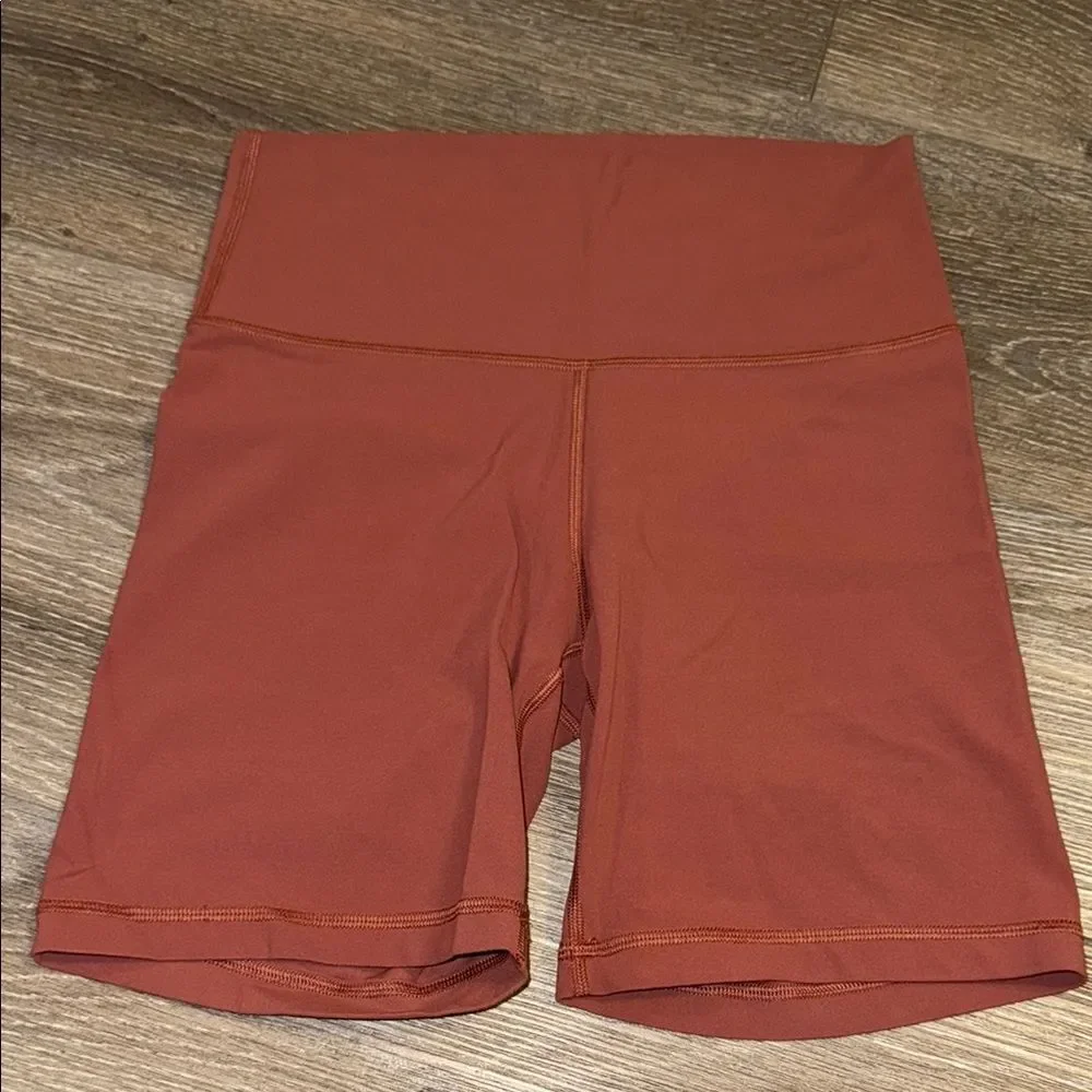 Aritzia Brown Bike Shorts High-Waisted Stretch